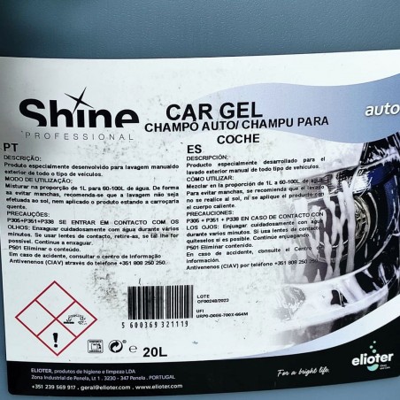 CAR GEL - CHAMPÚ PARA COCHE - 20L